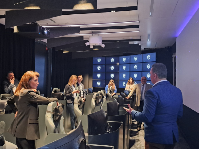 Visite de la délégation Pays de la Loire chez Cyber Experience